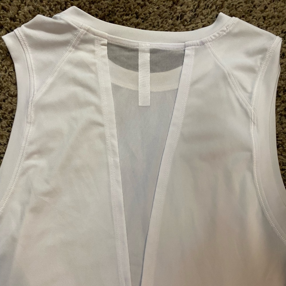 White Fabletics Tank Top - Picture 3 of 6